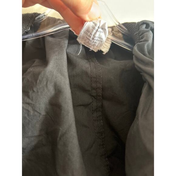 Ryu Women’s Black Ruffle Puff Balloon Sleeve Shrug Bolero Jacket Cotton Small - Picture 5 of 6